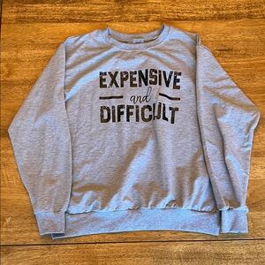 Gray Graphic Sweatshirt